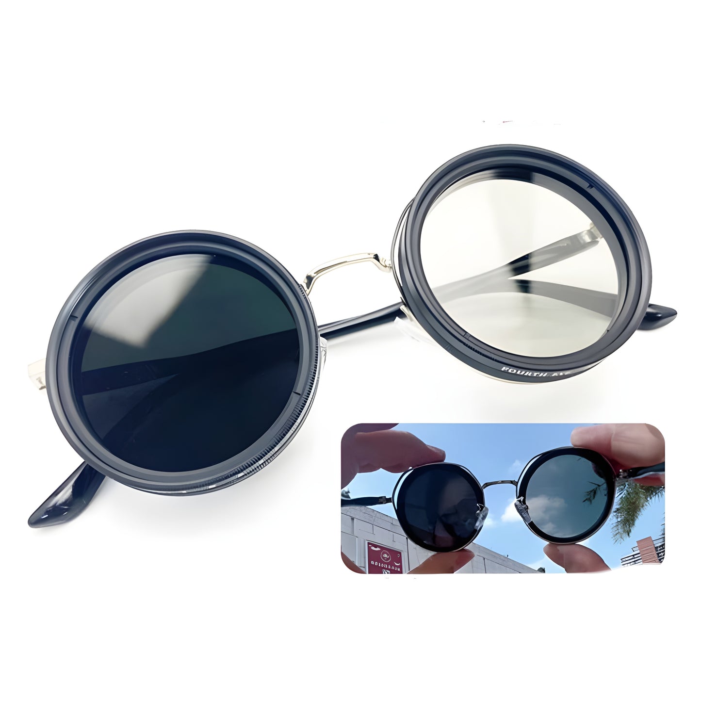 Dimming Filter Handmade Sunglasses